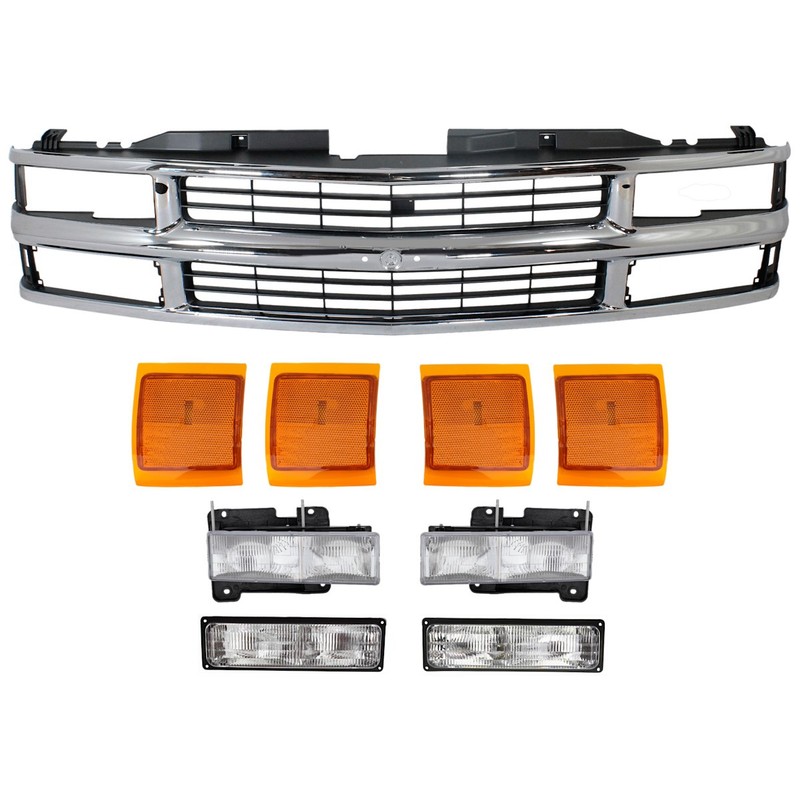 Grille for Chevy Suburban Chevrolet Tahoe C2500 Truck K2500 C3500 K3500 K1500