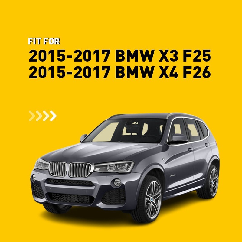 Chrome Front Right Side Fender Trim Finisher Fit for 2015-2017 BMW X3 X4 F25 F26 gallery