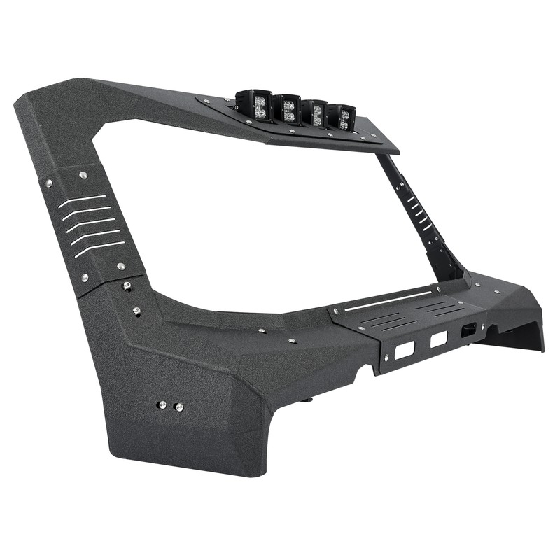 For Jeep Wrangler JK 2007-2018 Steel Armor Windshield Frame Cover Visor Cowl