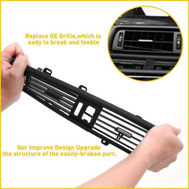 Fit BMW 520i 528i 530i 535i 10-16 Front Console Dash Air Vent AC Grille 1-10PCS gallery