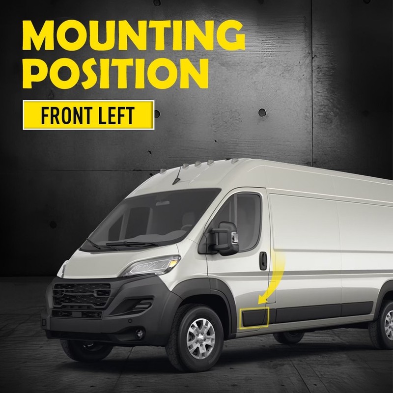 Front Left Door Trim Molding Black Fit Ram ProMaster 2019-2024 1500 3500 LH 1-3X gallery