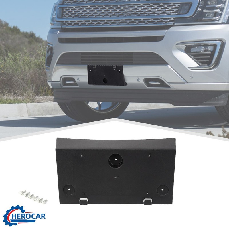 Front License Plate Bracket Frame Tag Holder Adaptor For Ford Expedition 2018-25