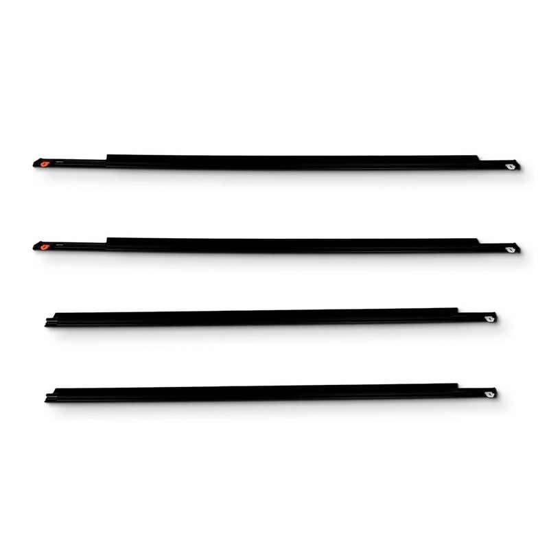 4PCS Weatherstrip Window Moulding Trim Seal Belt Trims For 2004-09 Toyota Prius gallery
