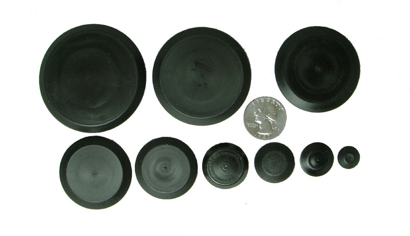 50 Piece Flush Mount Black Hole Plug Assortment Auto Body Sheet Metal 1/4″ – 2″