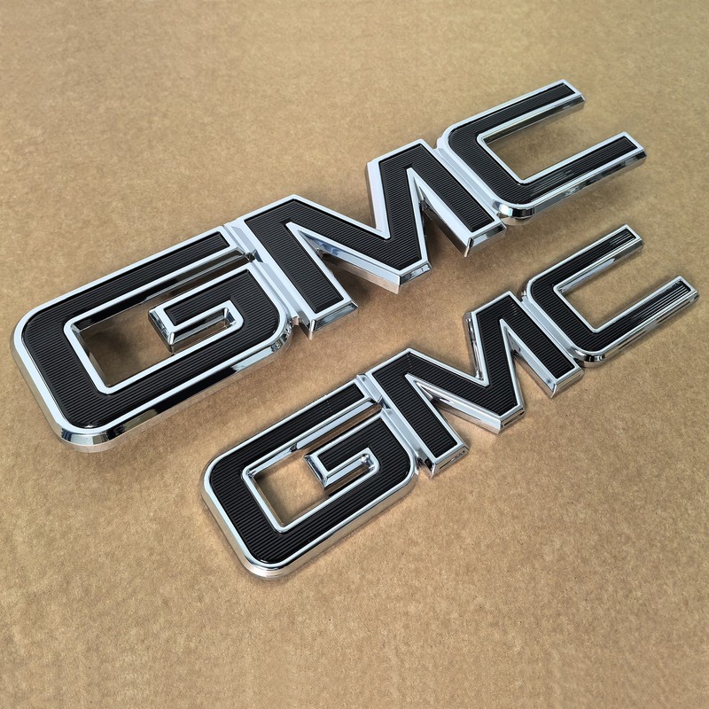 2014-2018 Kit OEM Grille & Rear GMC Emblem for Sierra 1500 2500HD 3500HD Chrome gallery