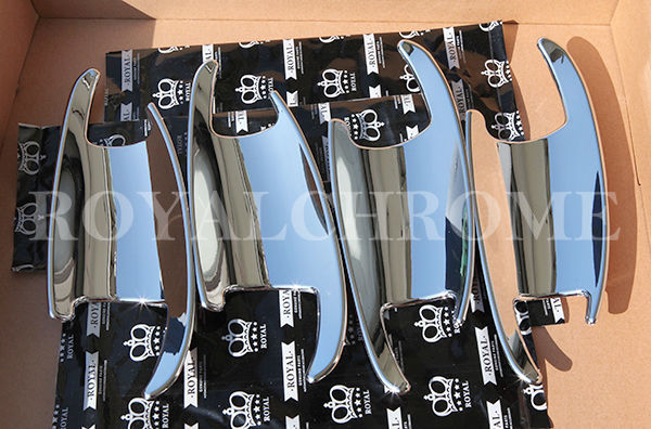 US STOCK x4 CHROME Door Handle Bucket Cup Covers for Mercedes Benz W221 S Class gallery