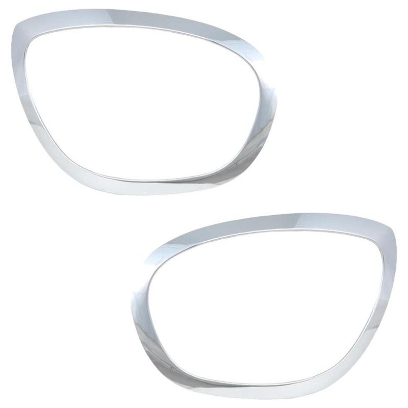 Pair Of Headlight Bezels 2017-2023 Mini Cooper 3 Cyl 4 Cyl 1.5L 2.0L MC2507106
