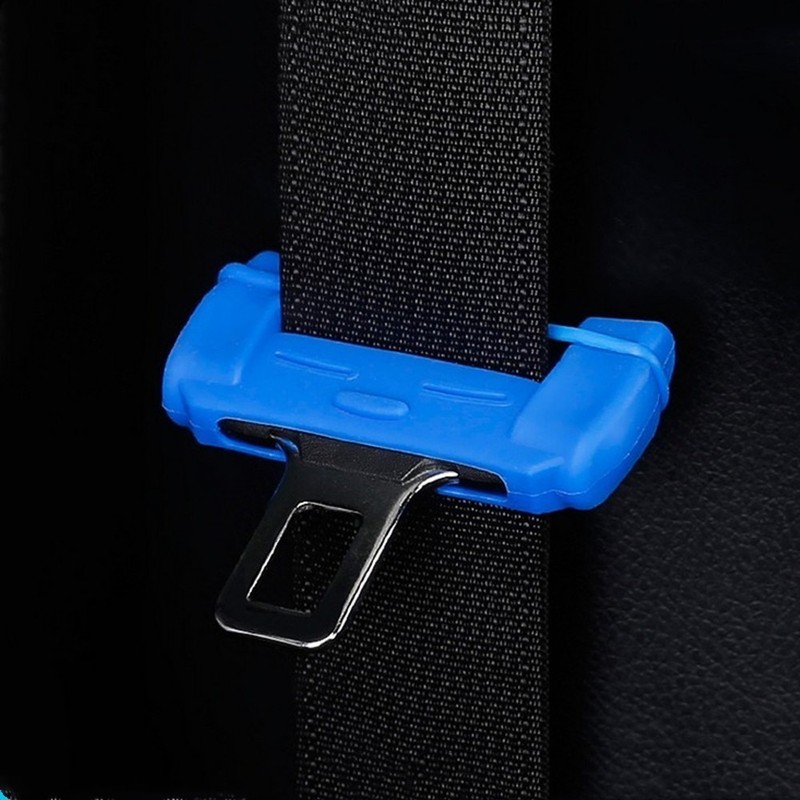 4X Silicone Car Seat Belt Buckle Cover Anti Scratch Protector Case Accessories gallery