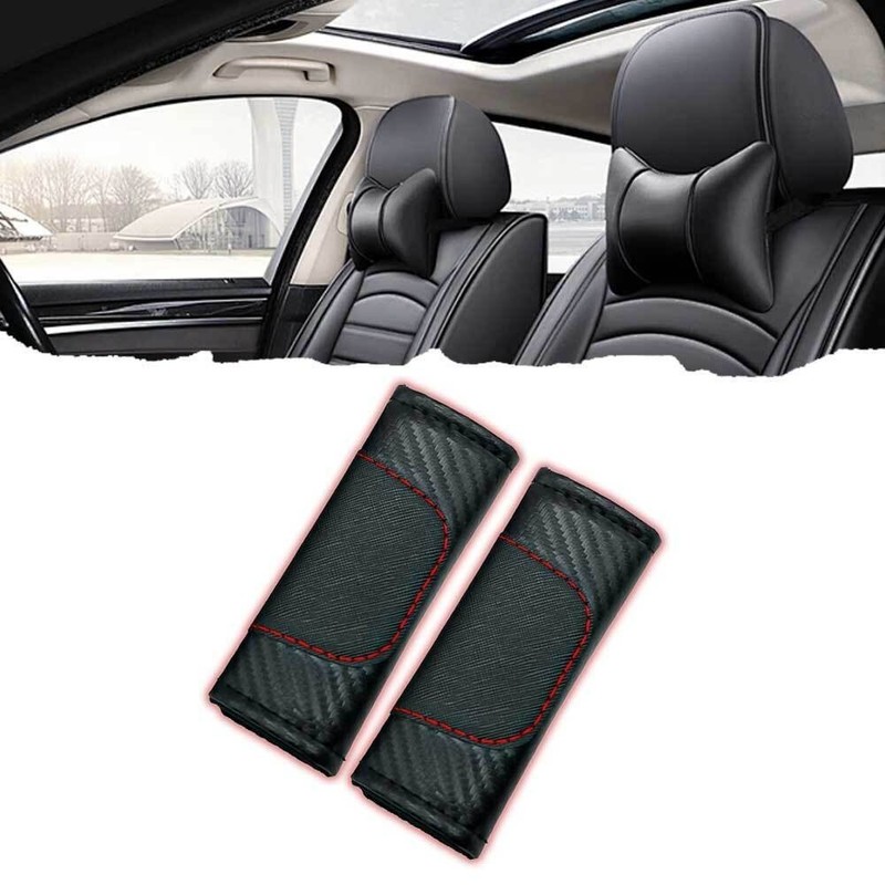 2xCar Interior Accessories Roof Pull Handrail Armrest Handle Cover Pad Protector gallery