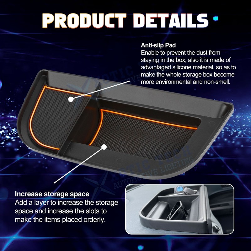 For Ford Maverick 2022-2024 Dash Screen Hidden Container Storage Tray Holder gallery