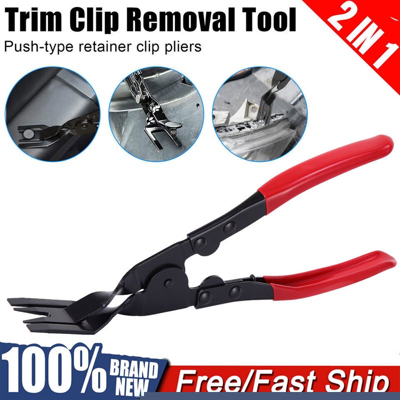 Car Trim Clip Removal Pliers Headlight Repair Door Panel Retainer Remover Tool