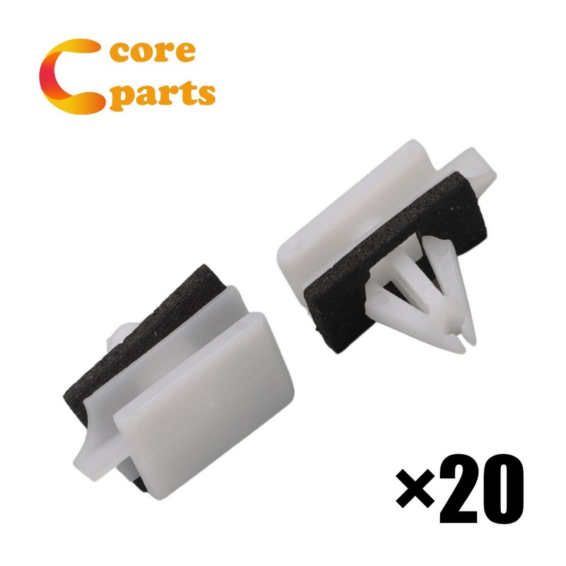 20 Pcs Clips with Sealer Rocker Molding Retainer for 2010-2018 Chevrolet Camaro