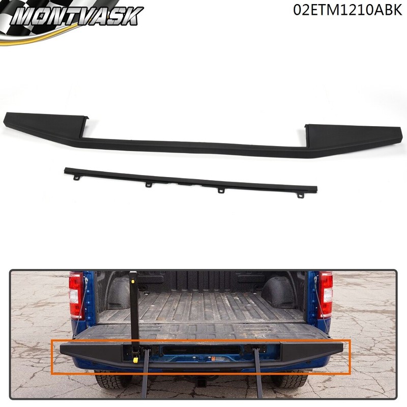 Fit For 2015 2016 2017 2018 FORD F-150 Tailgate Molding Trim Upper Flex Step