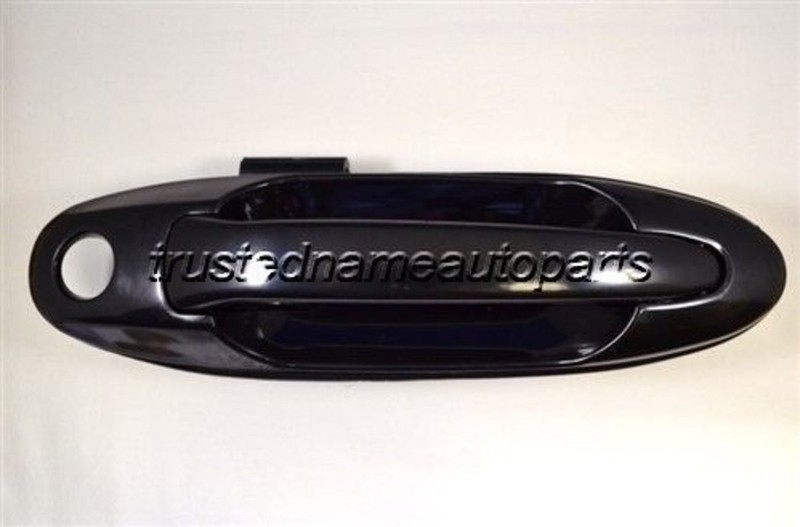 fits 2001 to 2007 Toyota Sequoia Exterior Door Handle Smooth Black Front Right