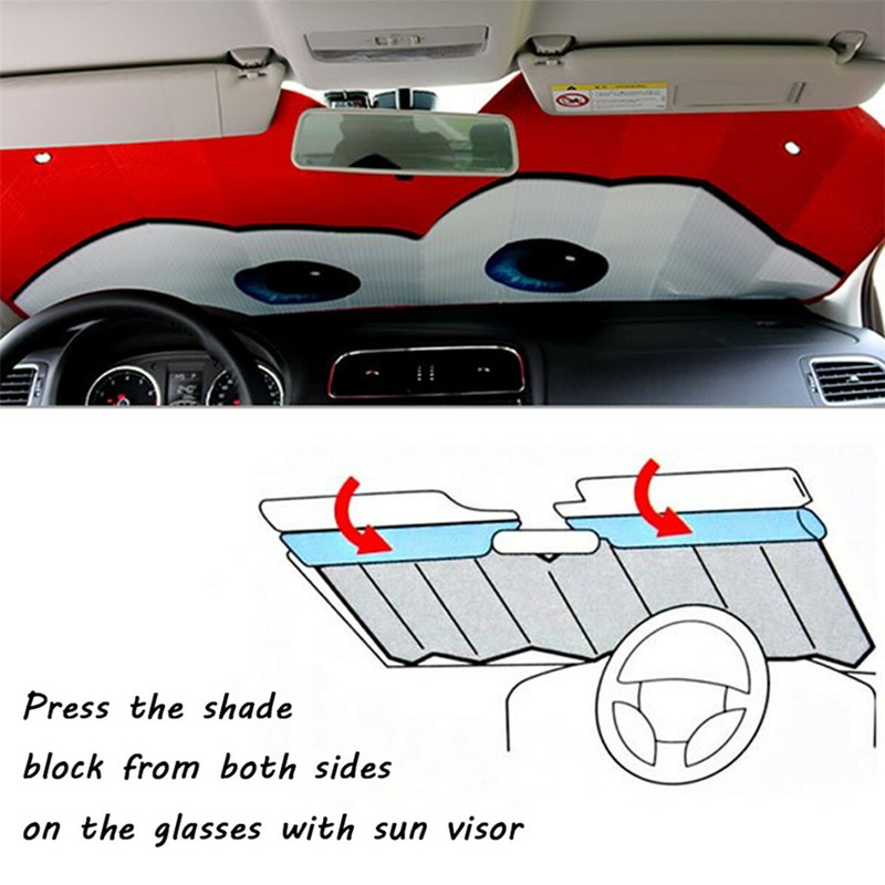 Car Windscreen Sun Shade Visor Foldable UV Sunshade Front Window Protector Cover gallery