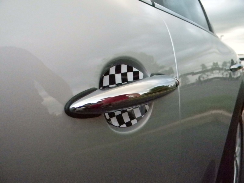 2016 -2017 Mini Cooper Black and White Checkered Flag Auto Accessory 2 Door USA