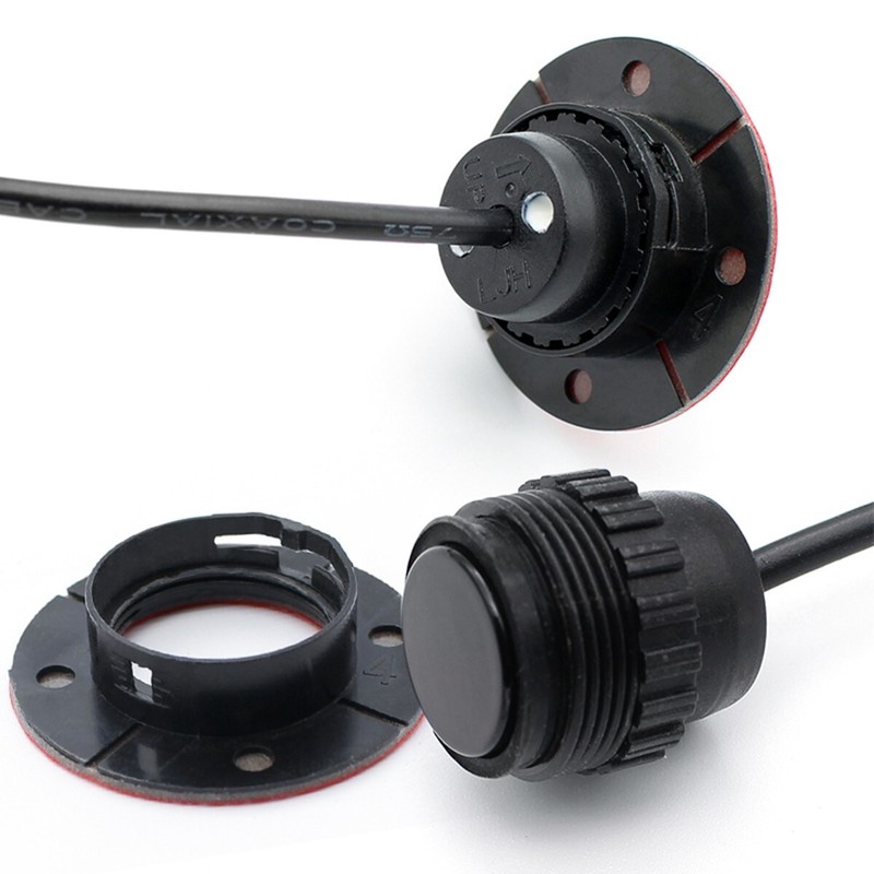 4 Parking Sensor Car Reverse Backup Radar Kit Flat Sound Alarm Buzzer Adjustable gallery