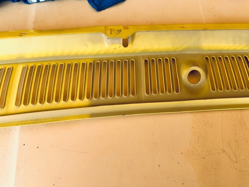 1967 Ford Galaxie LTD Cowl Vent Panel Defroster Molding Hood Marauder OEM 67 gallery