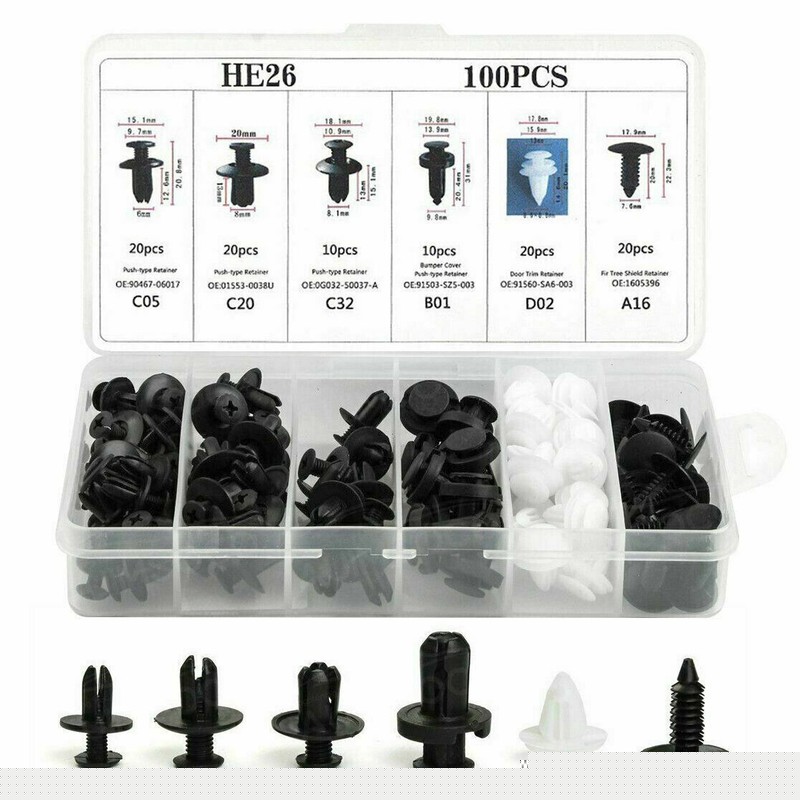 For Toyota Tacoma 2003 – 2022 Retainer Clips Replacement Bumper Push Rivet Clips