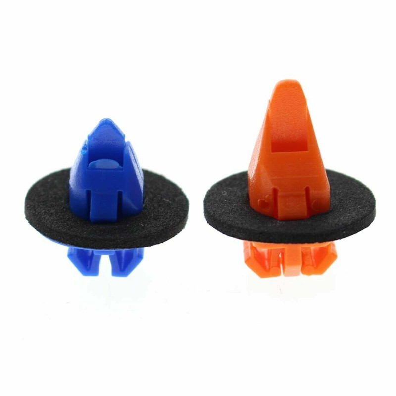 100pcs Orange&Blue Trim Moulding Clips For Toyota 4Runner Sequoia Tacoma gallery