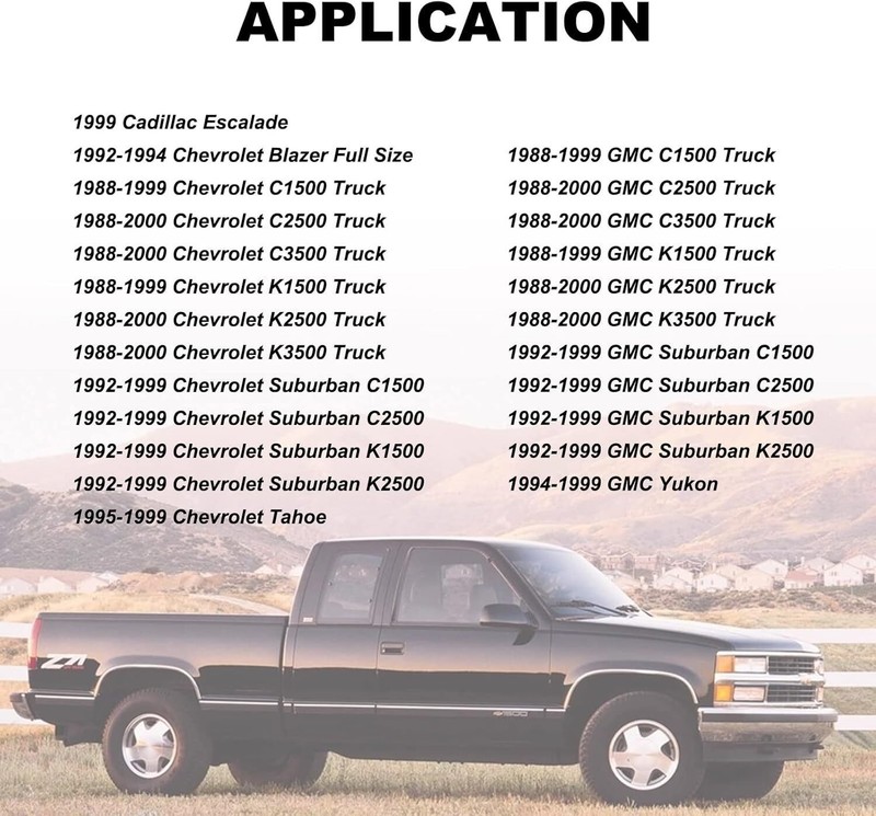 Fit For 1988-2000 Chevy GMC Front Outer Window Sweep Weather strip Seal Pair Set gallery
