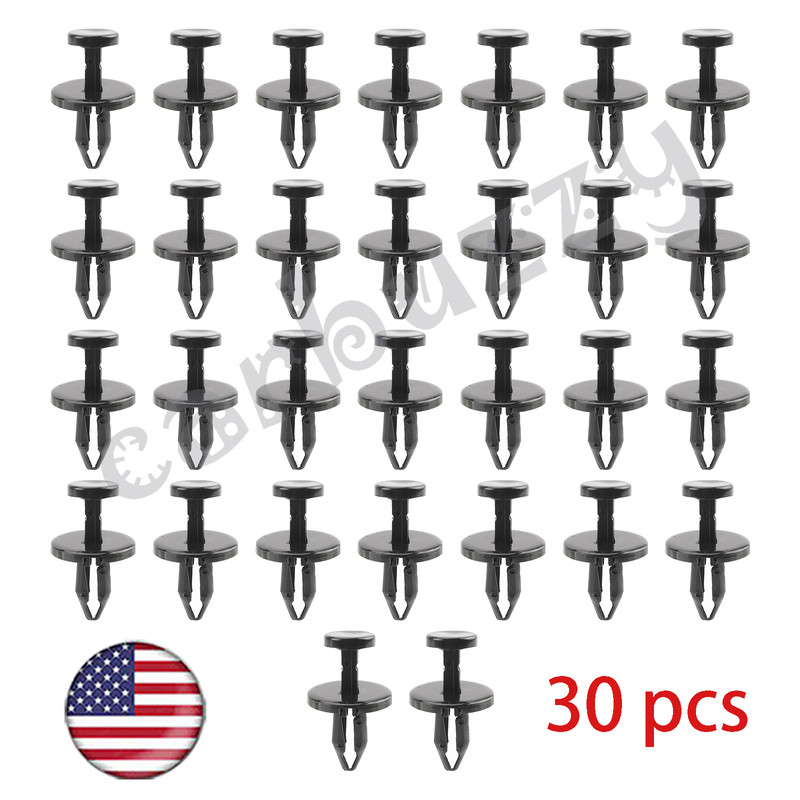30x Fender Liner Clip Retainers For 2001 – On Chrysler Dodge Jeep 6506132AA