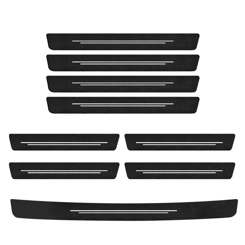 9Pcs Trimmable Door Sill and Trunk Threshold Protector Kit Customized For Honda gallery