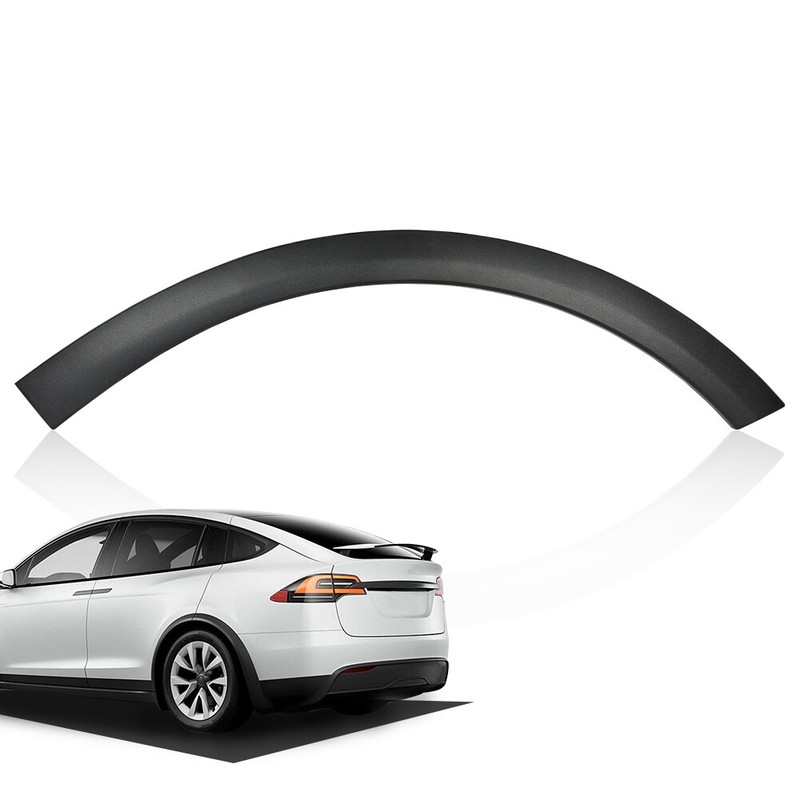 Fit For Tesla Model X 2016-2021 Front Rear Fender Flare Wheel Well Arch Molding