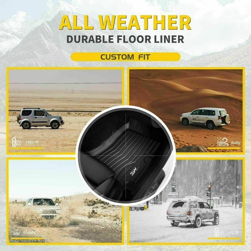 3W Floor Mats Protector For BMW 3 Series F30/F31 2013-2018 320i 328i 335i TPE gallery