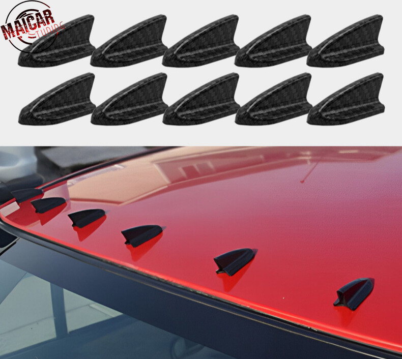 Car Modification Parts Pointed Shark Fin Roof Tail Body Decoration Parts