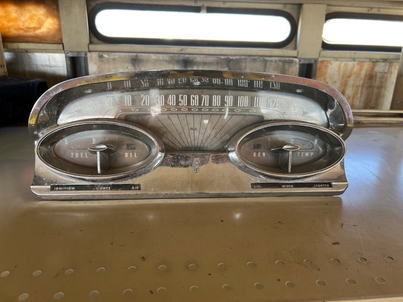 1959 Ford Edsel instrument gauge cluster (OEM) used gallery