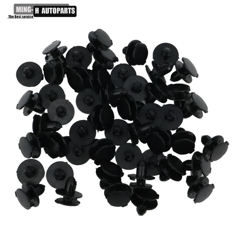 Set of 50 Push Type Retainers Fastener Clips For Nissan Armada Cube Retainer