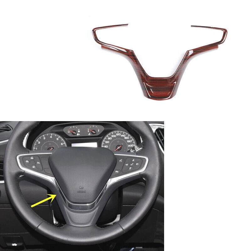 For Chevrolet Malibu XL 2016-2022 ABS Wood Grain Car Interior Stickers