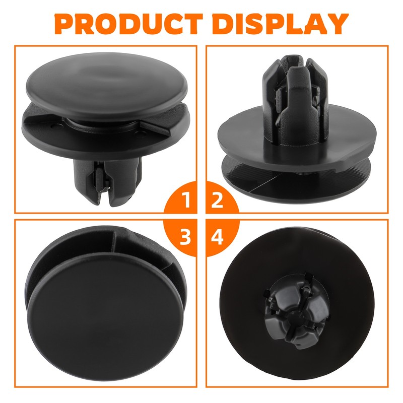 For Honda Acura Civic Clarity CR-V Fender Push Type Retainer Clips 91501TR0003 gallery