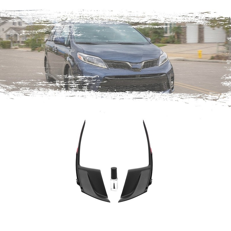 Front Windshield Wiper Side Cowl Extension Cover Trim For Toyota Sienna 11-20 T
