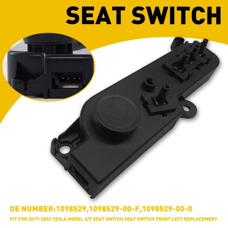 For Tesla 2017-2022 Model 3/Y Front Driver Left Side Seat Power Control Switch