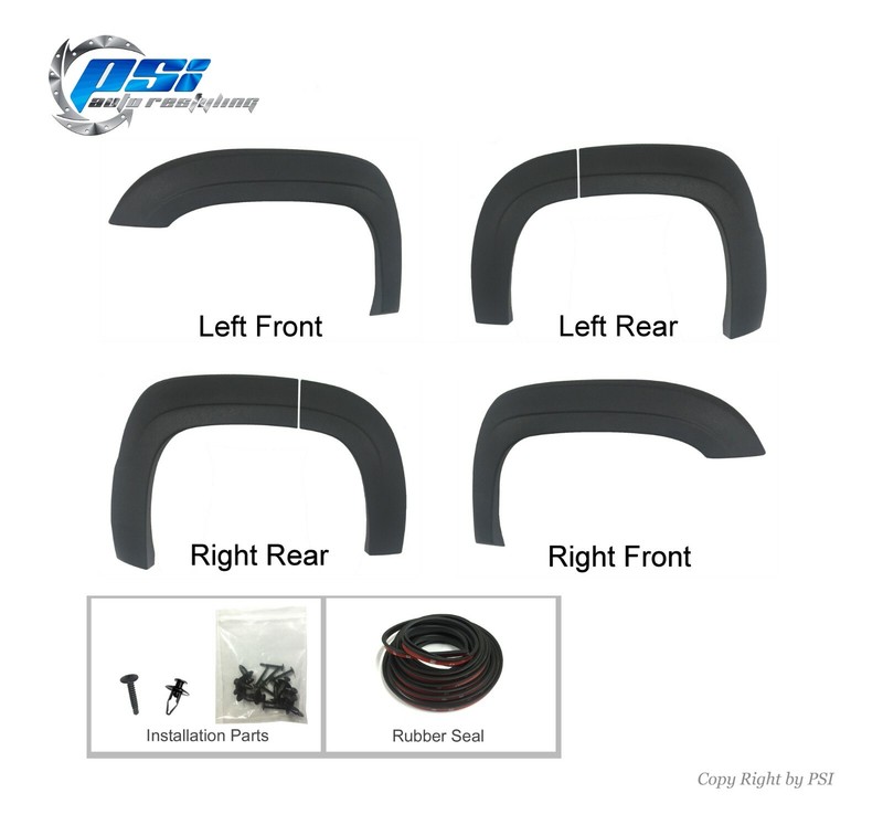 Textured OE Style Fender Flares Fits GMC Yukon 2007-2011 ; Excludes Denali gallery