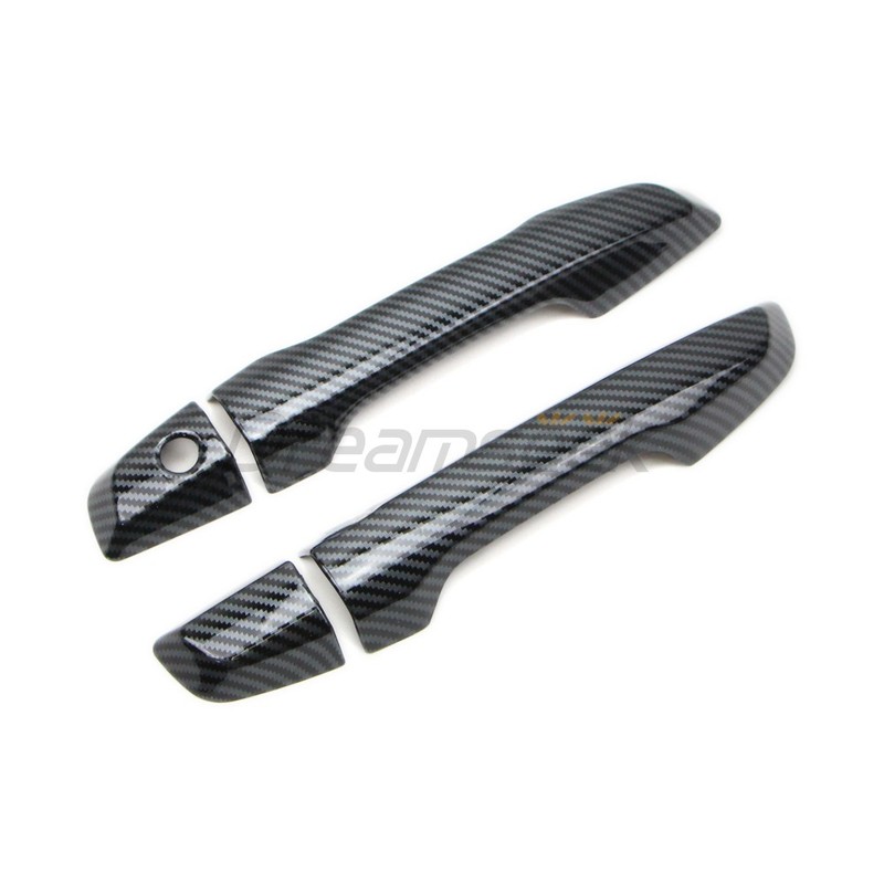 Door Handle Cover For Honda CRV CR-V 2017-2022 Carbon Fiber Style Trim Moulding gallery