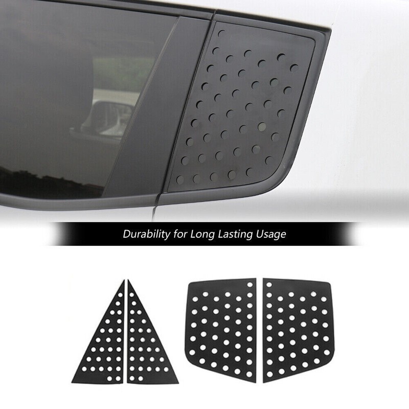 Front & Rear Window Triangle Glass Panel Cover for Jeep Renegade 16+ Accessories