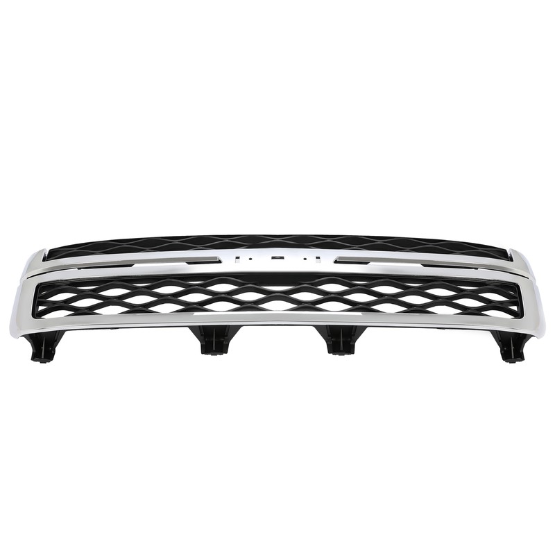 For Silverado/Sierra 2500 3500 HD 11-14 Chrome Front Grille Black Mesh Stlye gallery