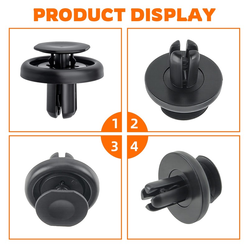 30 Pcs Fender Liner Push-Type Retainer Fasteners Clip For Toyota 90467-07215 USA gallery