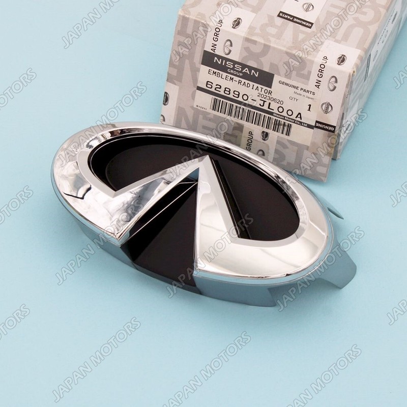 Genuine 2008-15 INFINITI Coupe Q60 G37 Front Radiator Grille Emblem 62890-JL00A gallery