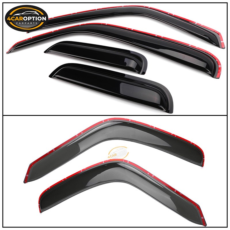 Fits 99-11 Ranger 99-00 Mazda B2500 In Channel Window Visors Rain Sun Guard Vent gallery