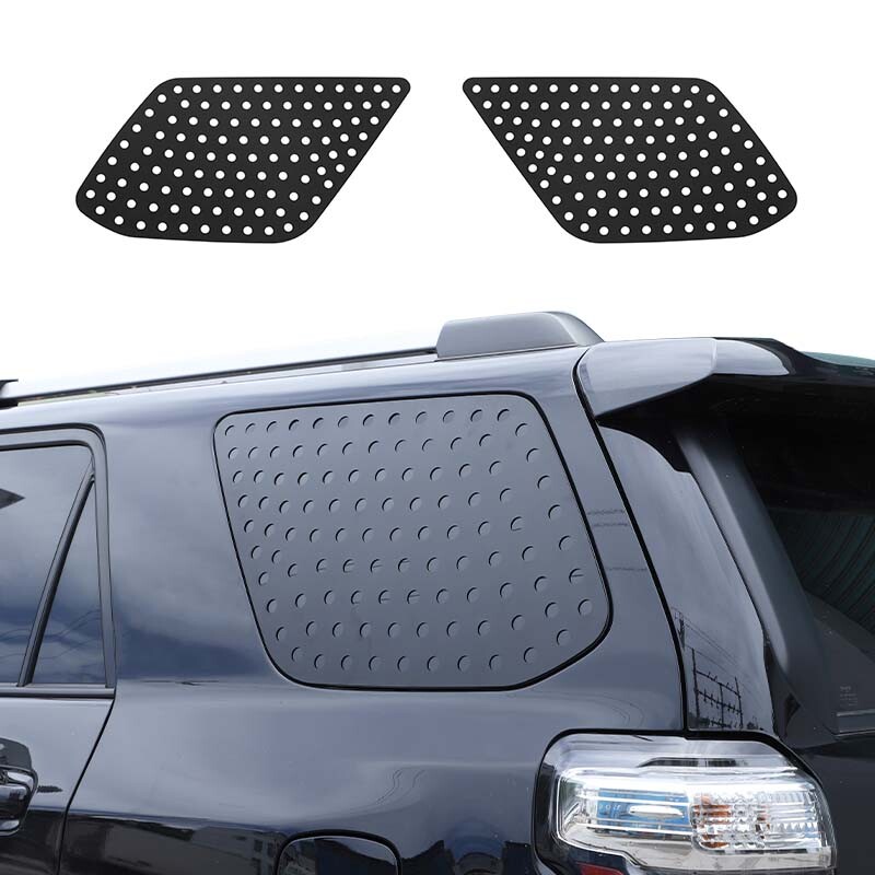4x Rear Window Glass Protector Aluminum Accessories Covers Set For 4Runner 2010+ gallery