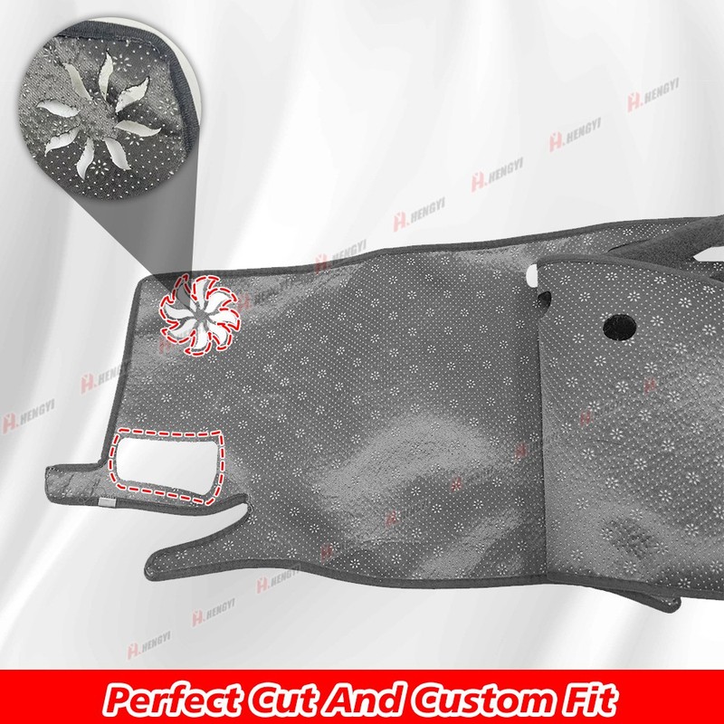 LHD Non-Slip LHD Poly Carpet Dash Dashboard Mat Cover For Honda Civic 2012-2015 gallery