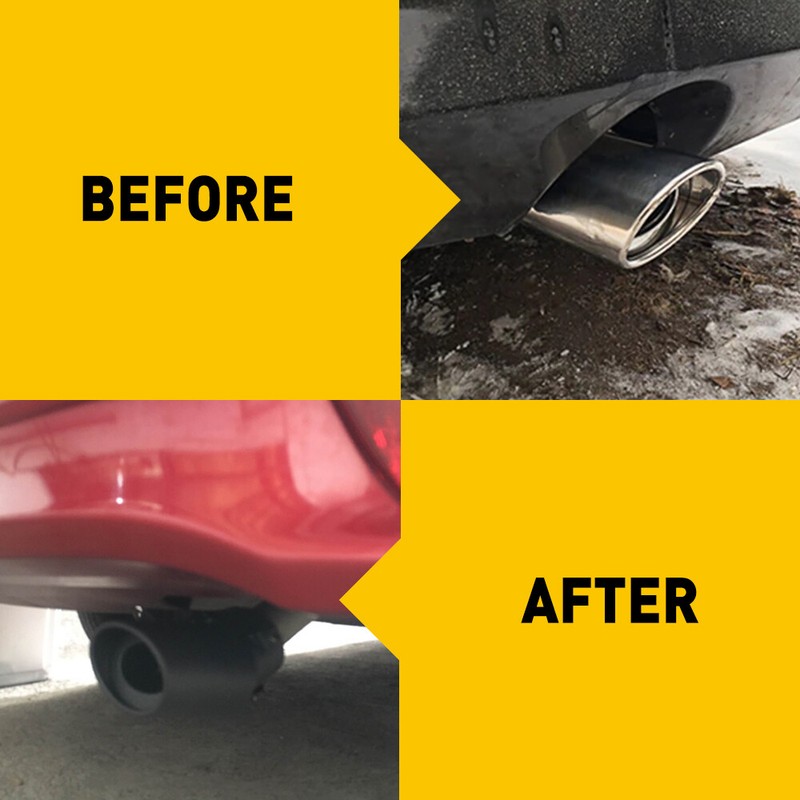 Car Exhaust Tip Muffler Pipe Bend 62mm 304 Stainless Steel gallery