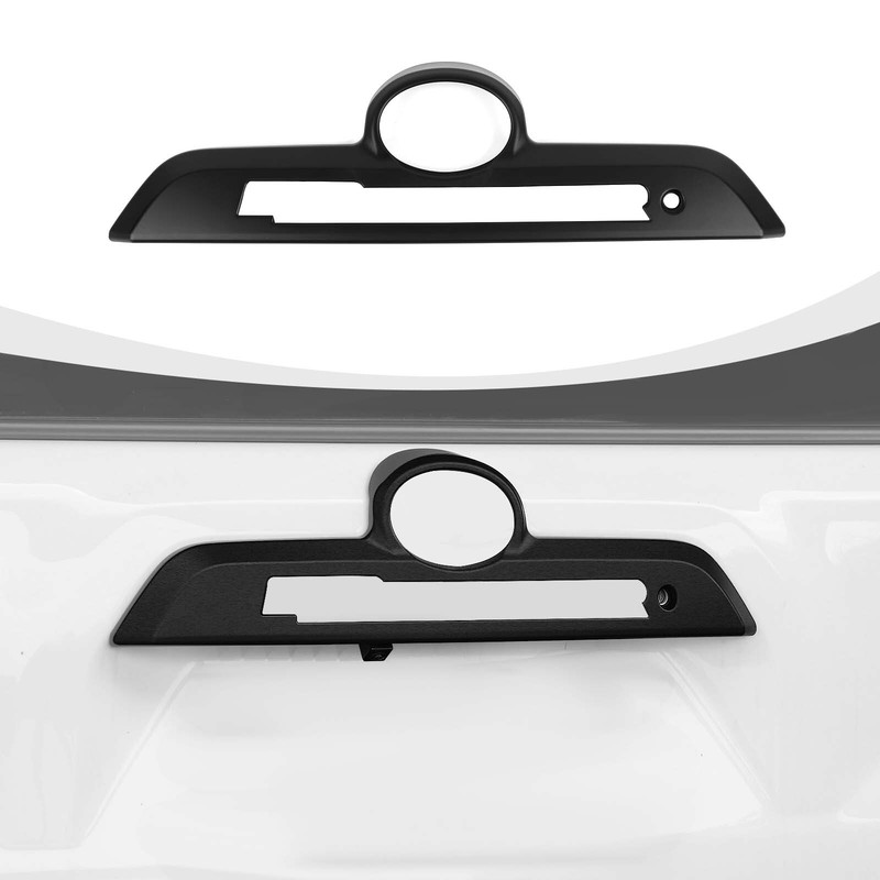 For 4Runner 2010+ Tailgate Handle Trunk Handle Rear Hatch Cover Trim Matte Black