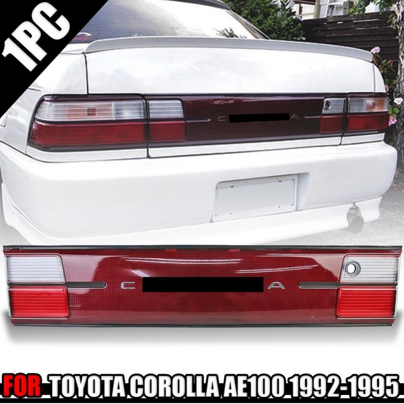 Rear Reflector Trunk Panel Garnish For Toyota Corolla AE100 AE101 AE102 1992-95