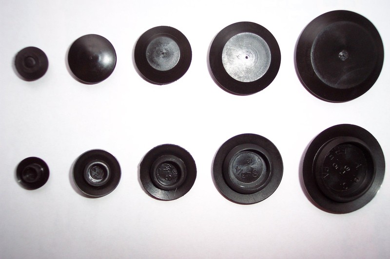 50 PIECES 1″ Black Poly Flush Top Hole Plug AUTO BODY PLASTIC PLUG FLUSH MOUNT