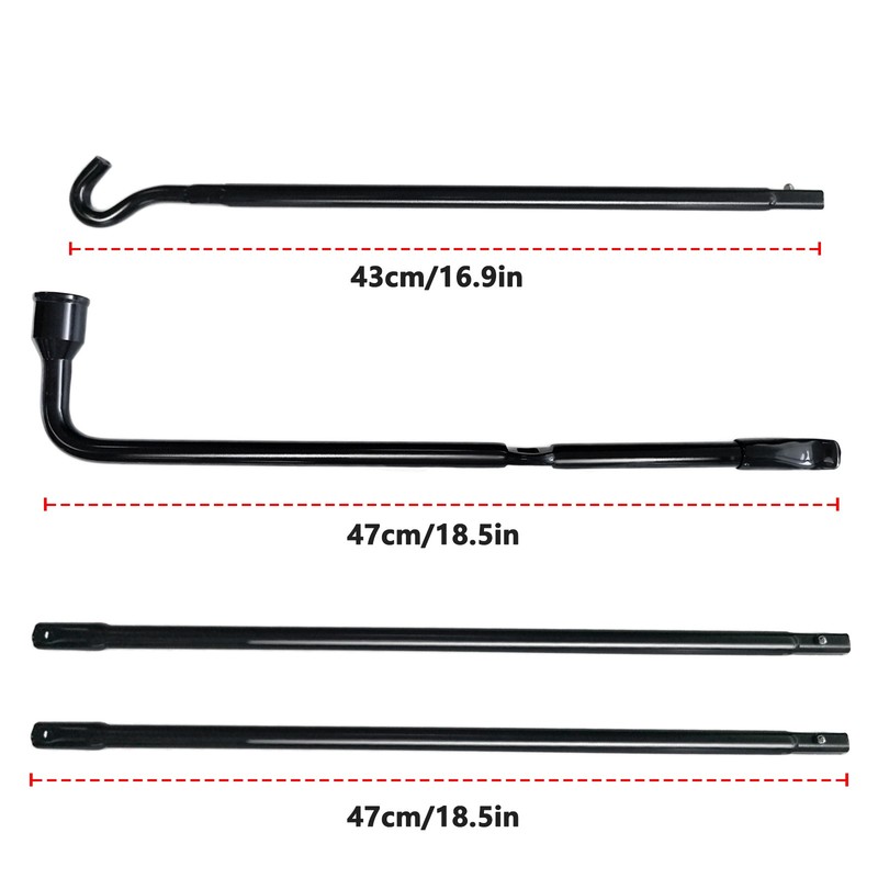 Spare Tire Lug Wrench Jack Tool Kits For 2016 Ford F-150 Tire Change Heavy Duty gallery
